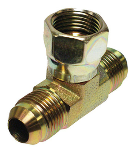 Apache 39036016 Hydraulic T Adapter, 1/2" Male x 1/2" Male x 1/2" Female JIC