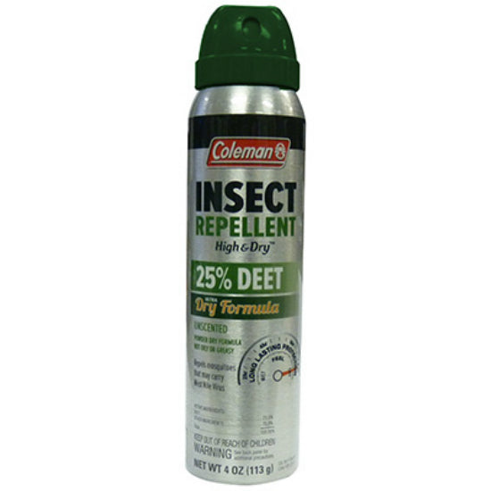 Coleman® 7514 Insect Repellent 25% DEET Dry Formula Aerosol Spray, 4-Oz