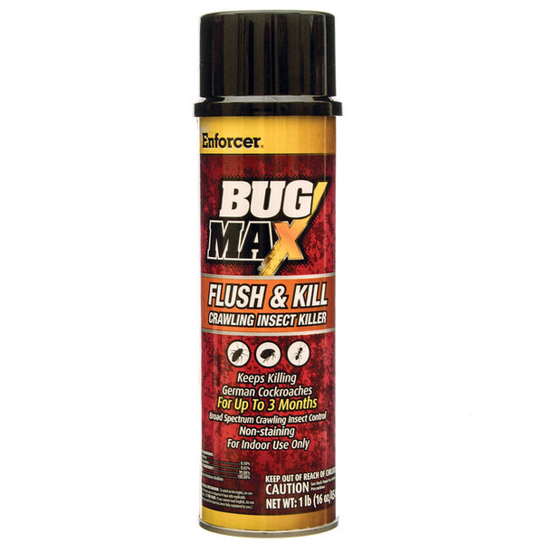 Enforcer® EBMFK16 BugMax Flush & Kill Crawling Insect Killer, Aerosol, 16 Oz