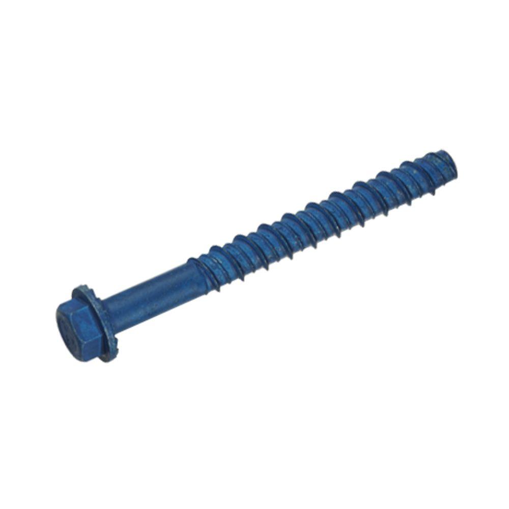 Tapcon® 24192 Hex-Washer-Head Large Diameter Concrete Anchor, 5/16"x2", 4-Pack