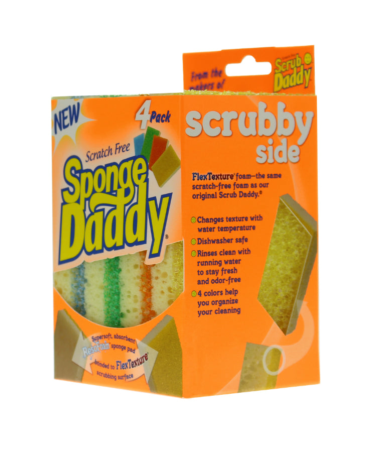 Scrub Daddy SDVPX4 Sponge Daddy, Multicolored