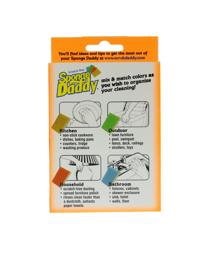 Scrub Daddy SDVPX4 Sponge Daddy, Multicolored