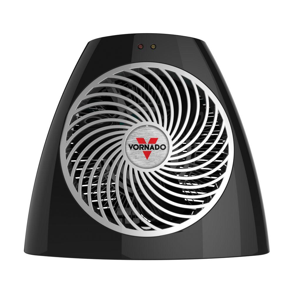 Vornado EH1-0105-06 Vortex Personal Space Heater, 375 / 750W, Black, VH202
