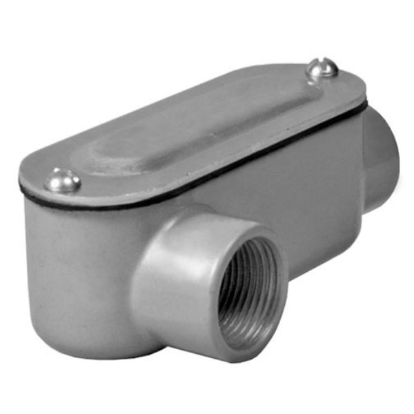 Taymac® RLR050 Type LR Threaded Oval Conduit Body, Oval, 1/2"