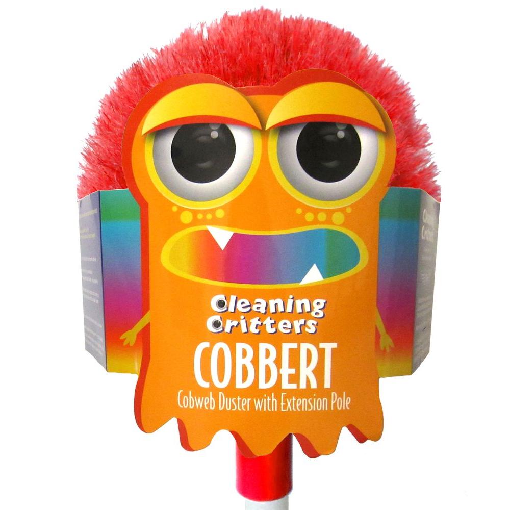 Ettore 32000 Cleaning Critters Cobbert Cobweb Duster w/ Extension Pole, 59"