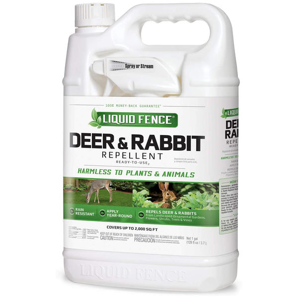 Liquid Fence HG-70109 Deer & Rabbit Repellent, Ready To Use, 1-Gallon