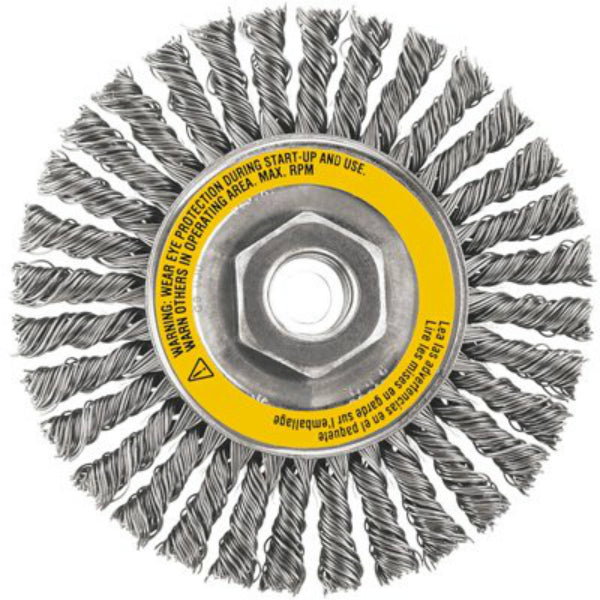 DeWalt® DW49204 High Performance™ Stainless Stringer Wire Wheel, 4" x 5/8"-11 HP