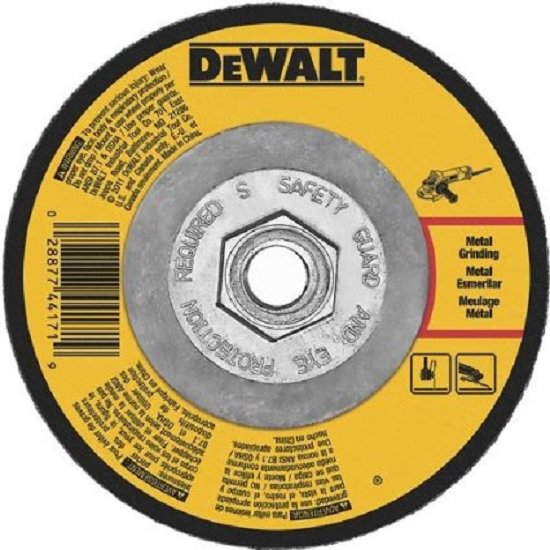 DeWalt® DWA4511H Metal Grinding Wheel, 4-1/2" x 1/8" x 5/8" - 11