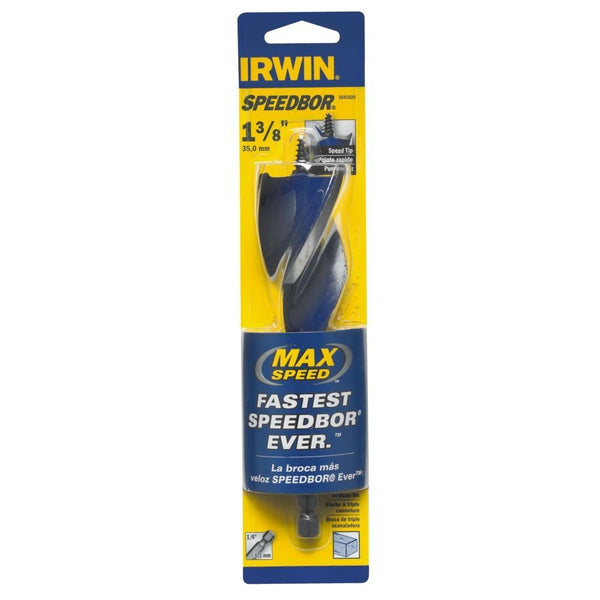 Irwin® 3041020 Speedbor® Max Speed™ Standard Length Drill Bit, 1-3/8" x 6"