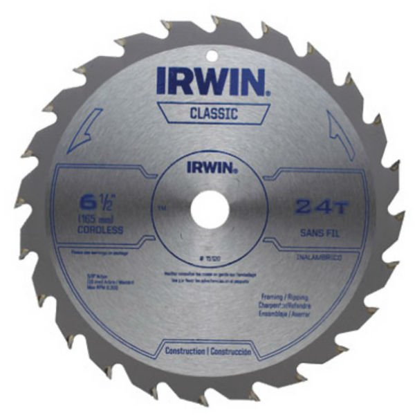 Irwin® 15120 Classic Series Circular Saw Blade, 24 Tooth, 6-1/2"