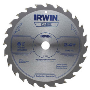 Irwin® 15120 Classic Series Circular Saw Blade, 24 Tooth, 6-1/2"