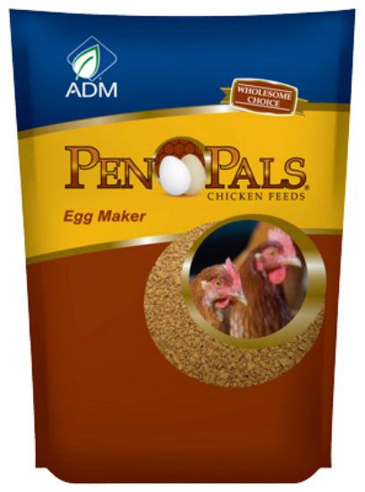 ADM 70010AAABD Pen Pals Chicken Egg Maker Complete Feed Crumbles, 5 Lbs
