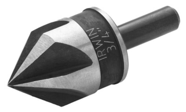 Irwin® 12413 High Speed Steel Countersink Drill Bit, Black Oxide, 3/4"