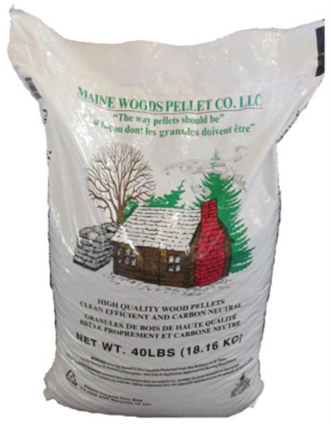 Maine Woods Pellet CABINBAG Premium Wood Pellet Fuel, 40 Lb