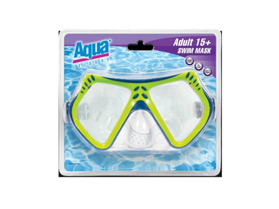 Aqua Leisure® AQM1154 Dual Lens Swim Mask for Adults