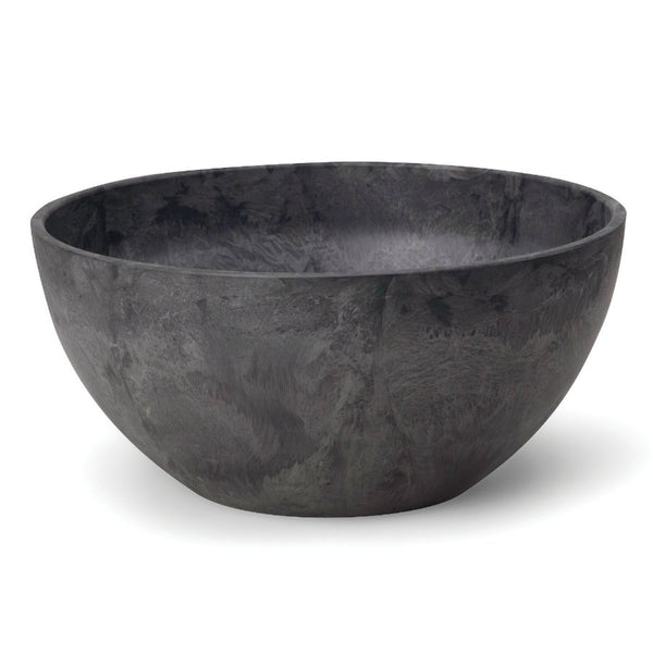 Novelty 31128 Napa Bowl Planter, 12", Black