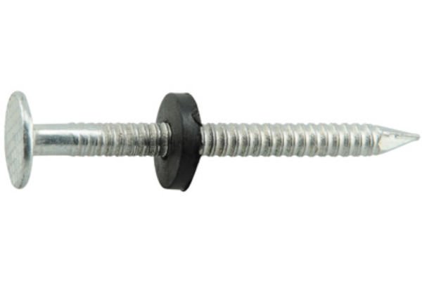 Hillman™ 461627 Hot-Dipped Galvanized Roofing Nails with Washer, 1.75", 50 Lb