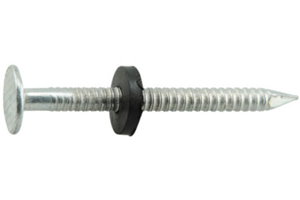 Hillman™ 461508 Hot-Dipped Galvanized Roofing Nails with Washer, 2", 1 Lb