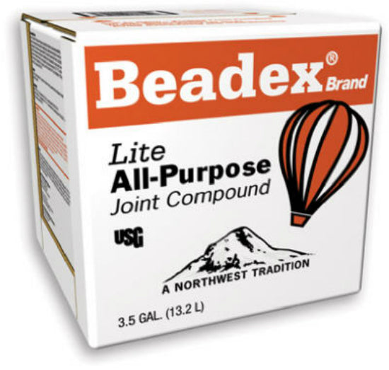 USG 385258 Beadex® Brand Lite All Purpose Joint Compound, 3.5 Gallon