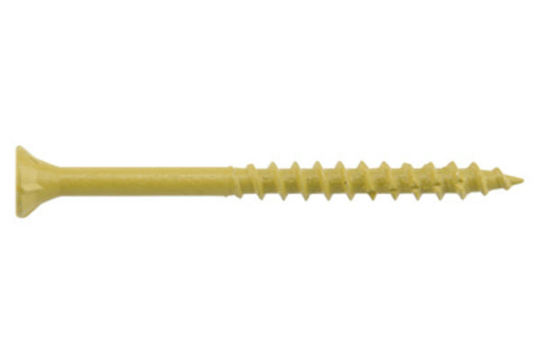 Hillman Fasteners™ 48419 Star Drive Flat-Head Deck Screws, Tan, 3" x #10, 5 Lb