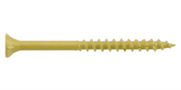 Hillman Fasteners™ 48410 Star Drive Flat-Head Deck Screws, Tan, 1.25"x#8, 1 Lb