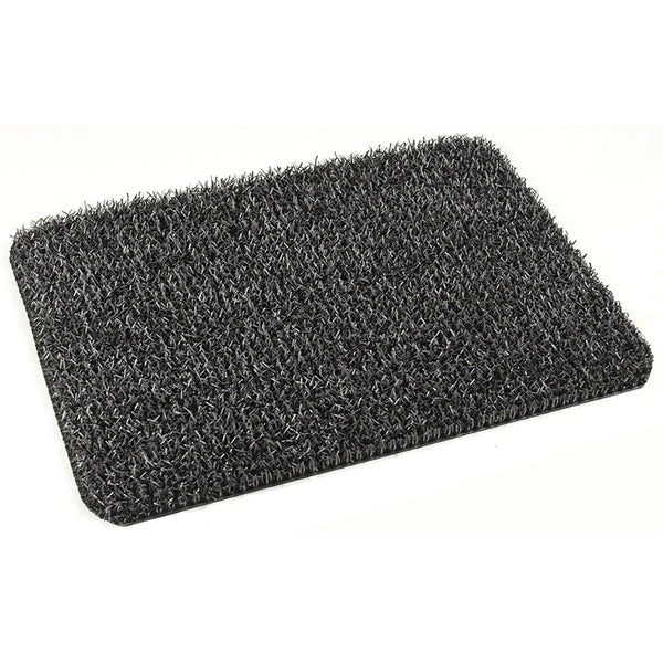 GrassWorx™ 10372029 Flair Classic Clean Machine Scraper Mat, Flint, 18" x 30"