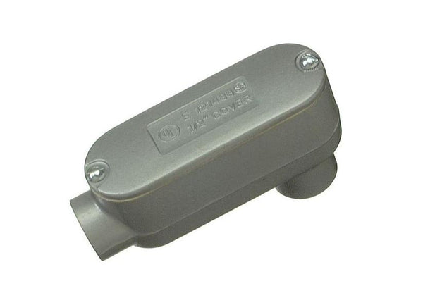 Halex® 58620 Type LB Threaded Oval Conduit Body with Cover & Gasket, 2"