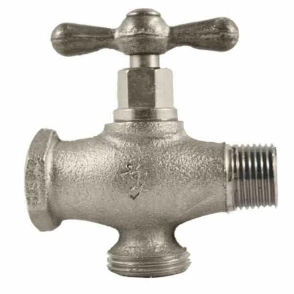 Arrowhead® 250LF Washing Machine Valve, 1/2" Bypass, Red Brass