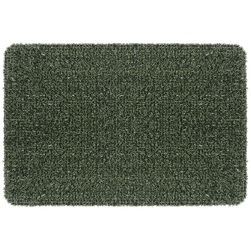 GrassWorx 10372030 Flair Classic Clean Machine Scraper Mat, Evergreen, 18" x 30"