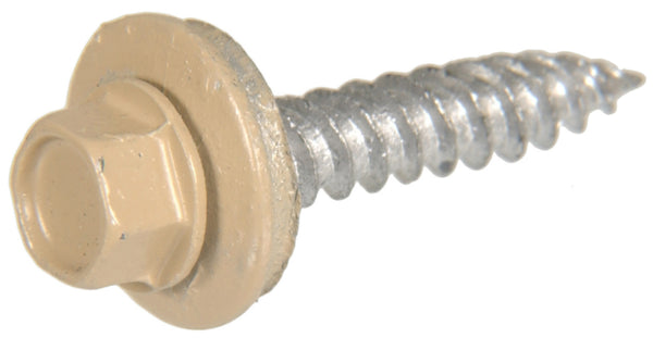 Hillman Fasteners 47739 Tan Head Self Piercing Sheeter Screws, 10 x 1-1/2"