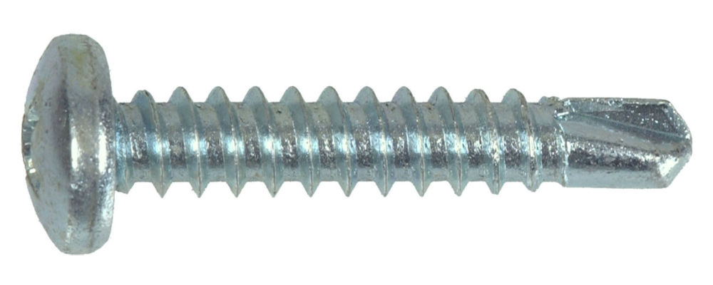 Hillman 47153 Phillips Drive Pan Head Self-Drilling Screws, 8-18 x 1/2", 1 Lb