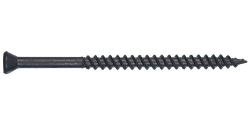 Hillman™ 47322 Square Drive Sharp Point Trim Screws, Black, 6 x 1-5/8", 5 Lb