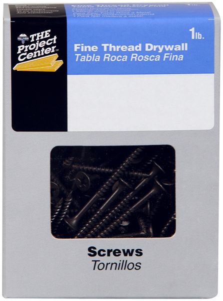 Hillman™ 47652 Phillips Drive Fine Thread Drywall Screws, 6 x 1-1/4", 1 Lb