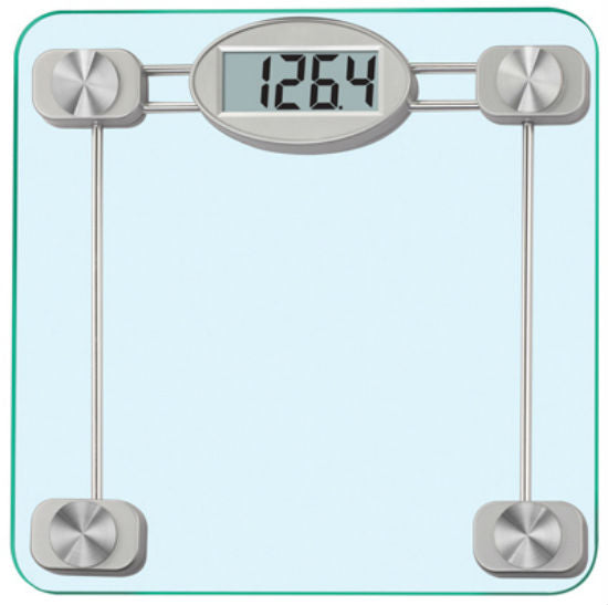 Taylor 75274192 Digital Bath Scale, High Tempered Glass Platform, 400 Lbs