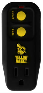 Coleman Cable 2762 Yellow Jacket GFCI Plug/Outlet Outdoor Adapter