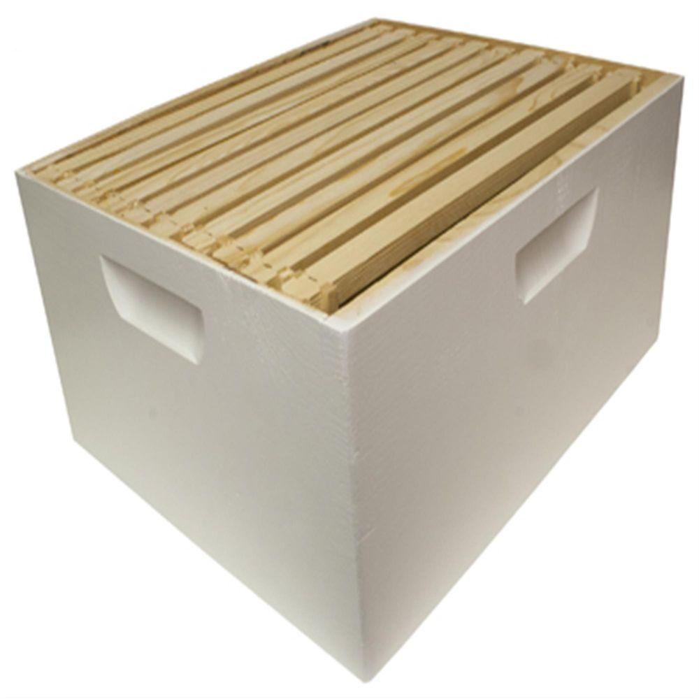 Harvest Lane Honey WWBCD-101 Deep Brood Box with 10 Frames & Foundations