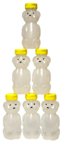 Harvest Lane Honey HONEYJAR-8-6 Cute Honey Bear, 8 Oz, 6-Pack