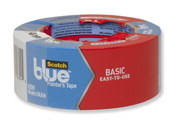 ScotchBlue™ 2091-48 Basic Painter's Tape, Blue, 1.89" x 60 Yd