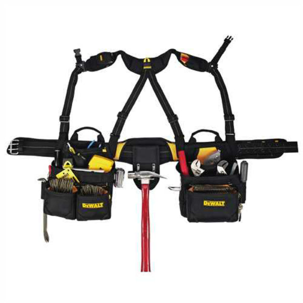DeWalt® DG5617 Pro Framer's Combo Apron with Yoke-Style Suspenders, 20 Pocket