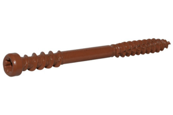 Hillman™ 48460 Star Drive Composite Deck Screws, Red, 3" x #10, 1 Lb