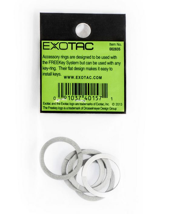 Exotac 002835 Accessory Rings Spares for FREEKey™ System, 5-Count