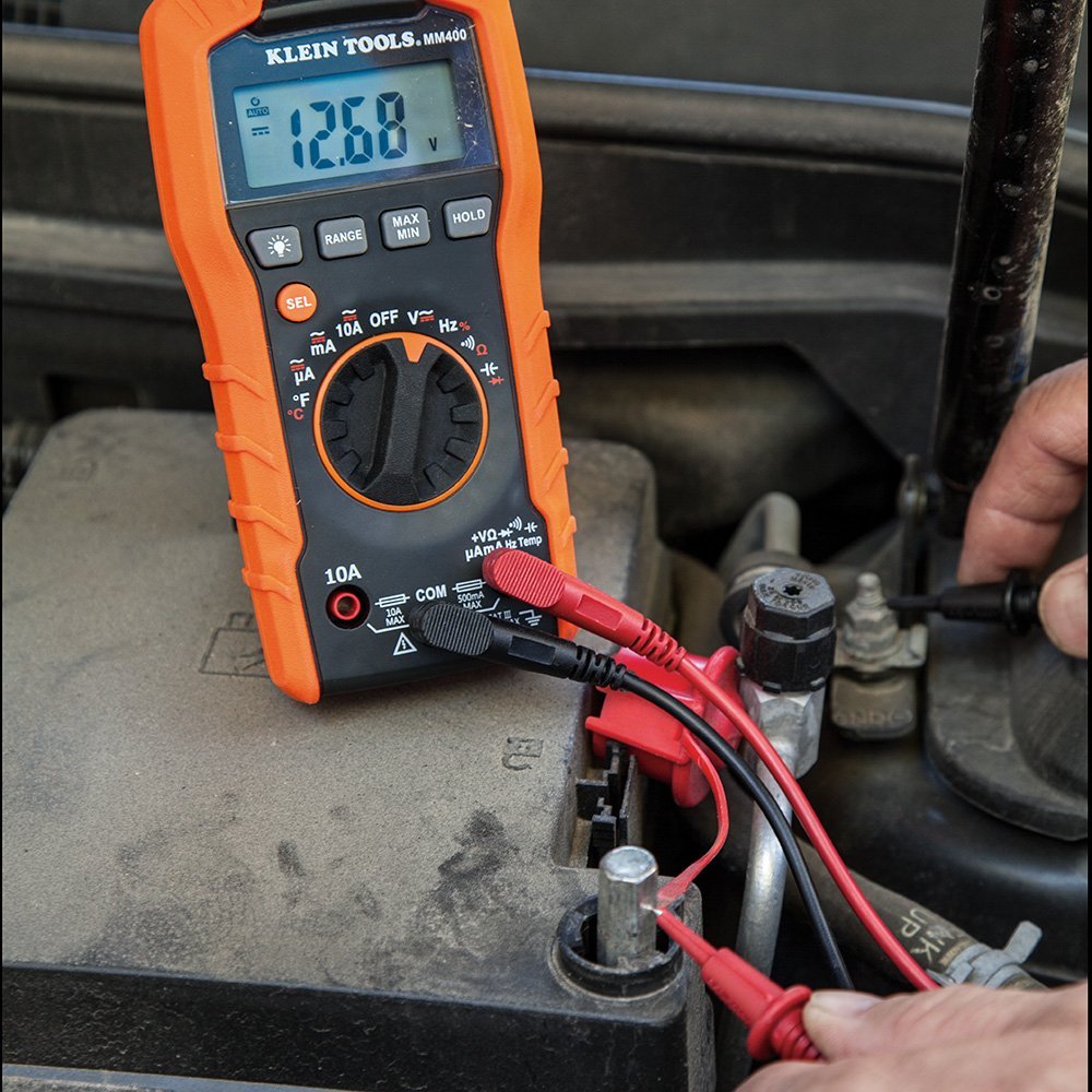 Klein® Tools MM400 Auto-Ranging Digital Multimeter, 600V