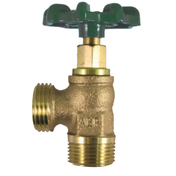 Arrowhead® 223LF Red Brass Boiler Drain, 3/4" MIP x 3/4" Hose Connection