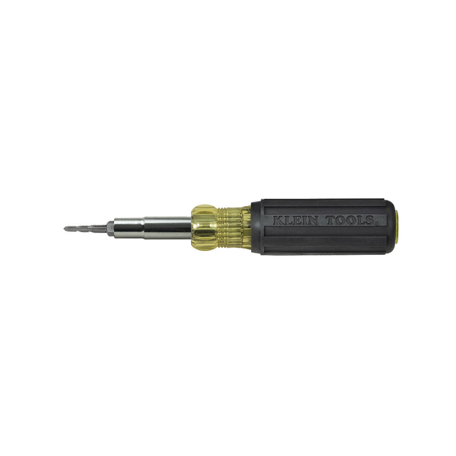 Klein Tools 32517 Multi-Bit Tap Tool Driver with 6 Common Tap Sizes