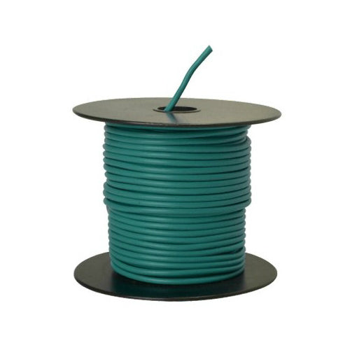 Coleman Cable 56421923 14-Gauge Primary Wire, 100', Green