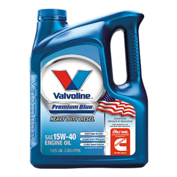 Valvoline 773780 Premium Blue 8100-ES Heavy Duty Diesel Engine Oil, 15W40, 1 Gal