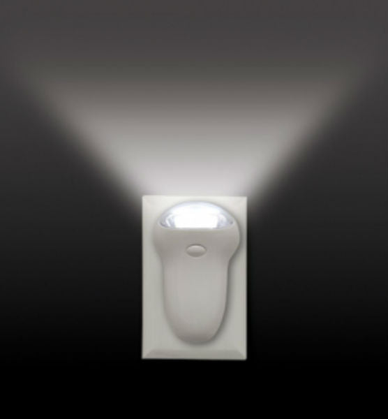 GE 11281 3-In-1 Rechargeable Power Failure LED Night Light, White