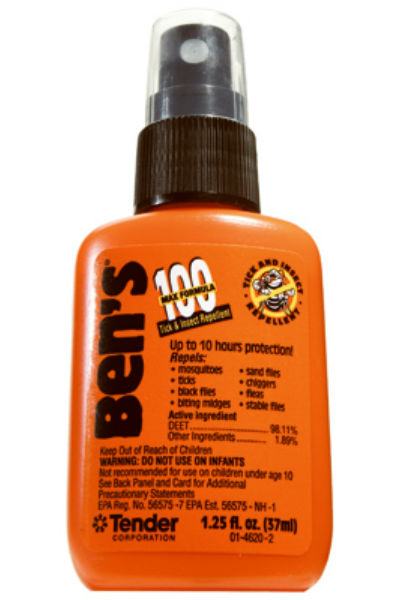 Ben's® 0006-7070 100% Deet MAX Tick & Insect Repellent, Pump Spray, 1.25 Oz