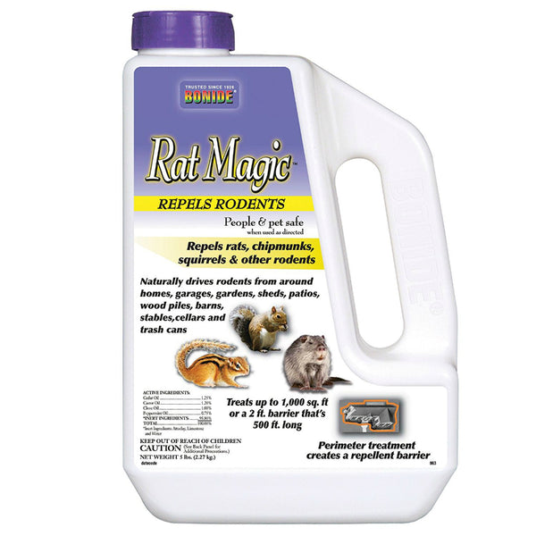 Bonide 863 Rat Magic Rodent Repellent, 5 Lb