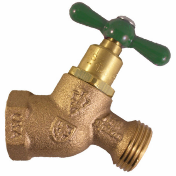 Arrowhead® 363LF No Kink Hose Bibb, 3/4" x 3/4", Red Brass
